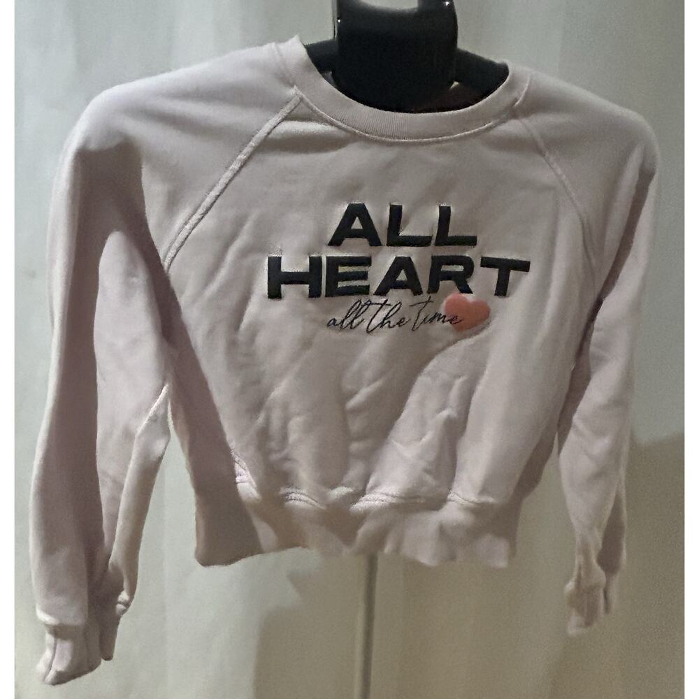 Athleta Girl All Heart Crew Neck Sweatshirt size 12